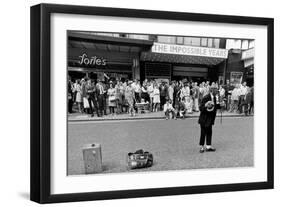 Street Entertainer-null-Framed Photographic Print