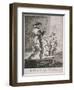 Street Entertainers, Cries of London, 1760-Paul Sandby-Framed Giclee Print