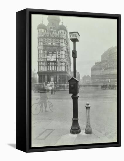 Street Fire Alarm, Southwark, London, 1932-null-Framed Stretched Canvas