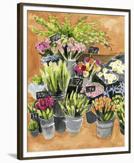 Street Florist I-Annie Warren-Framed Premium Giclee Print