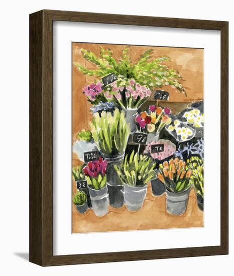 Street Florist I-Annie Warren-Framed Art Print