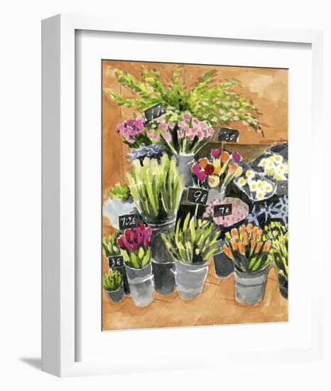 Street Florist I-Annie Warren-Framed Art Print