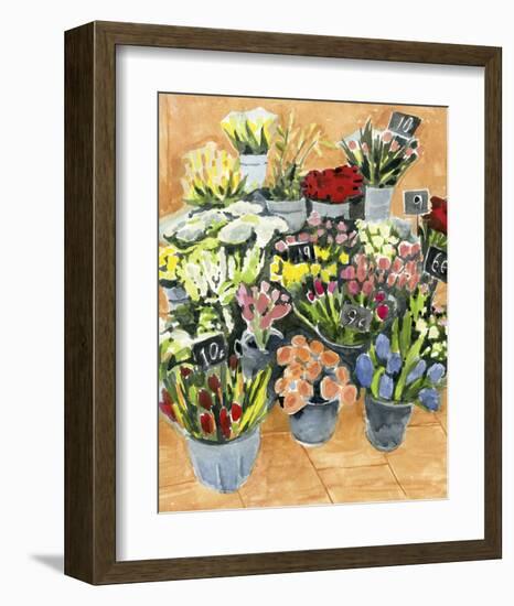 Street Florist II-Annie Warren-Framed Art Print