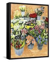 Street Florist II-Annie Warren-Framed Stretched Canvas