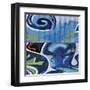 Street Flow II-Nicola Katsikis-Framed Art Print