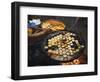 Street Food in a Mandalay Night Market-Jon Hicks-Framed Photographic Print