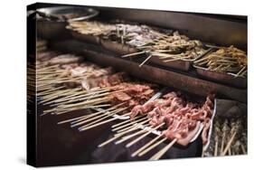 Street food in Chinatown at night, Kuala Lumpur, Malaysia, Southeast Asia, Asia-Matthew Williams-Ellis-Stretched Canvas