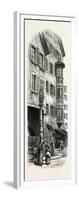 Street Fountain, Zurich, Switzerland, 19th Century-null-Framed Giclee Print