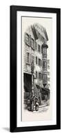 Street Fountain, Zurich, Switzerland, 19th Century-null-Framed Giclee Print