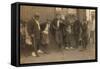 Street Gang of Cigarette Smoking Youths in Springfield, Ma. 1916-null-Framed Stretched Canvas