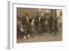 Street Gang of Cigarette Smoking Youths in Springfield, Ma. 1916-null-Framed Photo