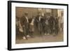 Street Gang of Cigarette Smoking Youths in Springfield, Ma. 1916-null-Framed Photo