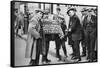 Street Hawker Selling Football Favours in King's Cross, London, 1911 (1926-192)-null-Framed Stretched Canvas