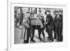 Street Hawker Selling Football Favours in King's Cross, London, 1911 (1926-192)-null-Framed Giclee Print