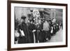 Street Hawkers Selling Football Favours in Walham Green, London, 1926-1927-null-Framed Giclee Print