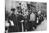 Street Hawkers Selling Football Favours in Walham Green, London, 1926-1927-null-Mounted Giclee Print