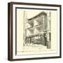 Street Houses in Charleston Damaged in the South Carolina Earthquake of 1886-null-Framed Giclee Print