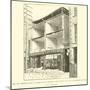 Street Houses in Charleston Damaged in the South Carolina Earthquake of 1886-null-Mounted Giclee Print