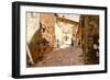 Street in Arezzo-Francesco Vinea-Framed Giclee Print