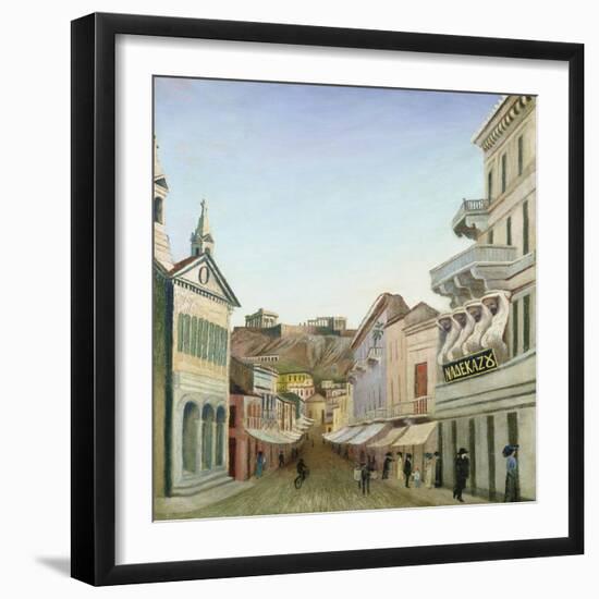 Street in Athens-Tivadar Csontváry-Kosztka-Framed Premium Giclee Print