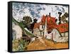 Street in Auvers (Les Toits Rouges), c.1890-Vincent van Gogh-Framed Stretched Canvas