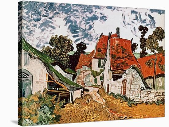 Street in Auvers (Les Toits Rouges), c.1890-Vincent van Gogh-Stretched Canvas