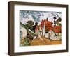 Street in Auvers (Les Toits Rouges), c.1890-Vincent van Gogh-Framed Premium Giclee Print