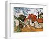 Street in Auvers (Les Toits Rouges), c.1890-Vincent van Gogh-Framed Premium Giclee Print