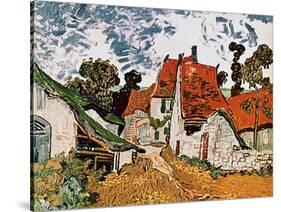 Street in Auvers (Les Toits Rouges), c.1890-Vincent van Gogh-Stretched Canvas