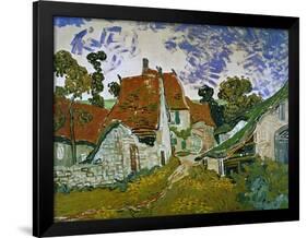 Street in Auvers (Les Toits Rouges), c.1890-Vincent van Gogh-Framed Giclee Print