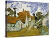 Street in Auvers-Sur-Oise-Vincent van Gogh-Stretched Canvas