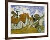 Street in Auvers-Sur-Oise-Vincent van Gogh-Framed Giclee Print