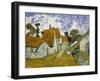 Street in Auvers-Sur-Oise-Vincent van Gogh-Framed Giclee Print