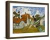 Street In Auvers-Vincent van Gogh-Framed Giclee Print