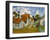 Street In Auvers-Vincent van Gogh-Framed Giclee Print