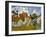 Street In Auvers-Vincent van Gogh-Framed Giclee Print