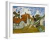 Street In Auvers-Vincent van Gogh-Framed Giclee Print