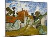 Street In Auvers-Vincent van Gogh-Mounted Giclee Print