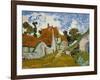 Street In Auvers-Vincent van Gogh-Framed Giclee Print