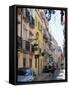 Street in Bairro Alto, Lisbon, Portugal-Yadid Levy-Framed Stretched Canvas