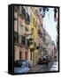 Street in Bairro Alto, Lisbon, Portugal-Yadid Levy-Framed Stretched Canvas