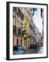 Street in Bairro Alto, Lisbon, Portugal-Yadid Levy-Framed Photographic Print