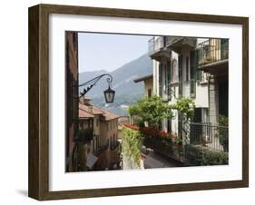 Street in Bellagio, Lake Como, Lombardy, Italy, Europe-James Emmerson-Framed Photographic Print