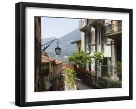 Street in Bellagio, Lake Como, Lombardy, Italy, Europe-James Emmerson-Framed Photographic Print