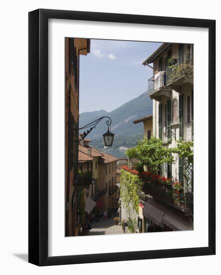 Street in Bellagio, Lake Como, Lombardy, Italy, Europe-James Emmerson-Framed Photographic Print