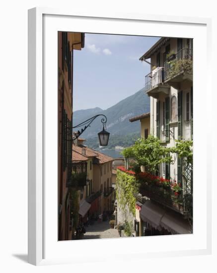 Street in Bellagio, Lake Como, Lombardy, Italy, Europe-James Emmerson-Framed Photographic Print