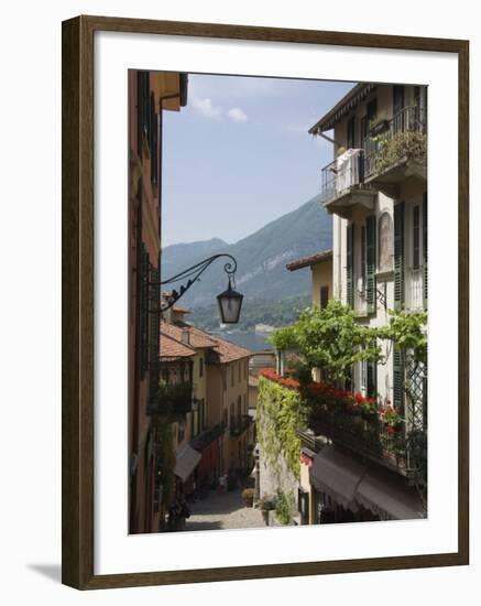 Street in Bellagio, Lake Como, Lombardy, Italy, Europe-James Emmerson-Framed Photographic Print