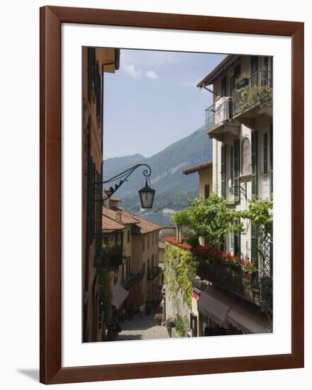 Street in Bellagio, Lake Como, Lombardy, Italy, Europe-James Emmerson-Framed Photographic Print