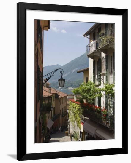 Street in Bellagio, Lake Como, Lombardy, Italy, Europe-James Emmerson-Framed Photographic Print