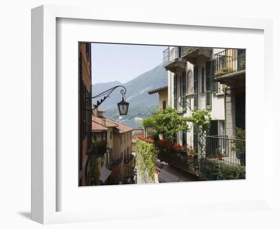 Street in Bellagio, Lake Como, Lombardy, Italy, Europe-James Emmerson-Framed Photographic Print